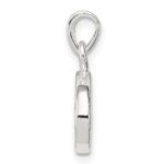 Sterling Silver CZ Letter O Initial Pendant - Image 2