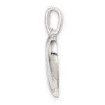 Sterling Silver Polished Heart Pendant - Image 2