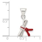 Sterling Silver Enameled Diploma Charm - Image 4
