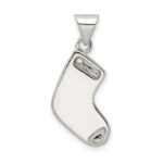 Sterling Silver Enameled Christmas Stocking Charm - Image 4