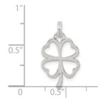 Sterling Silver Four Leaf Clover Charm - Image 3
