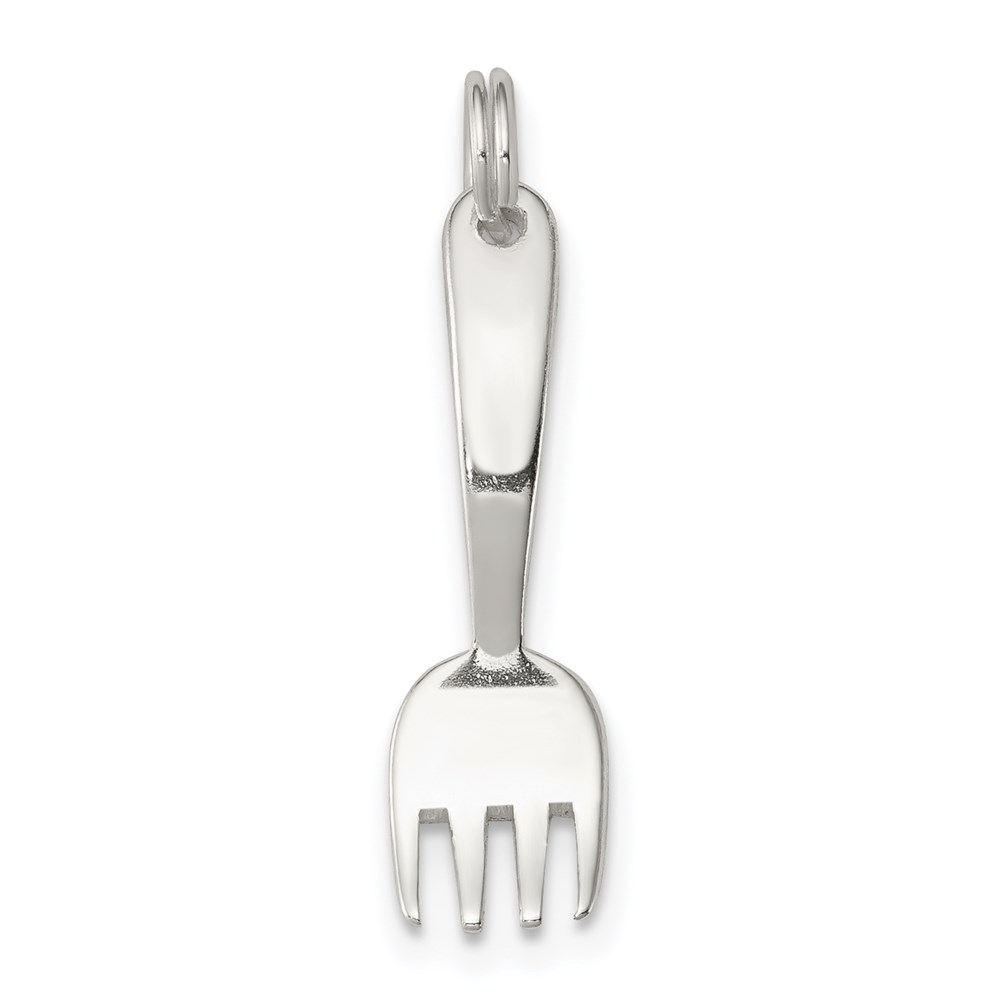 QC7050.jpg Sterling Silver Fork Charm - Image 1