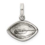 Sterling Silver Antiqued Football Charm - Image 3