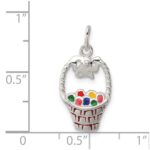 Sterling Silver Enameled Easter Basket - Image 3