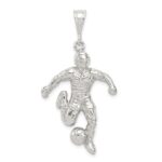 Sterling Silver Soccer Player Charm