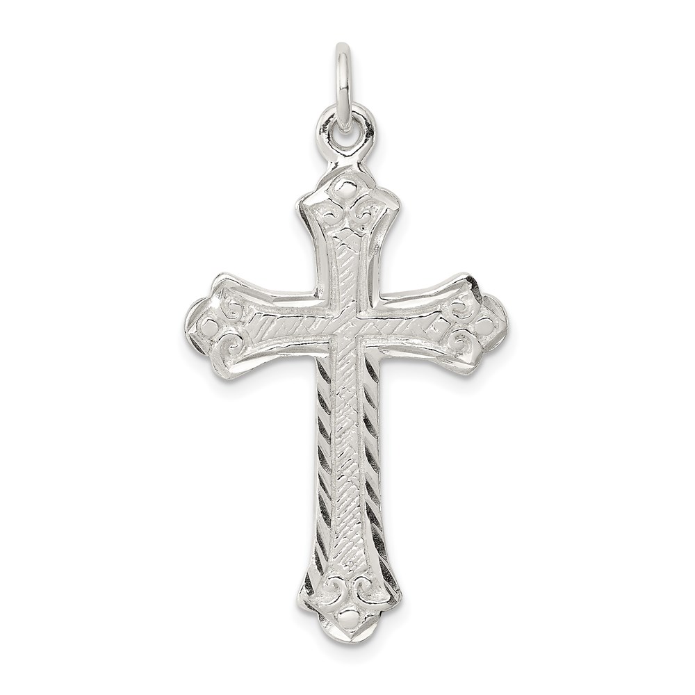 QC7251.jpg Sterling Silver Cross Pendant - Image 1