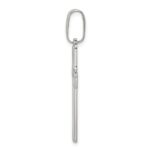 Sterling Silver Polished Cross Pendant - Image 2