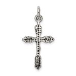 Sterling Silver Antiqued Crucifix Charm - Image 4