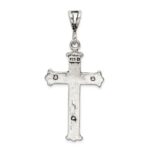 Sterling Silver Antiqued Crucifix Charm - Image 4