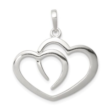Sterling Silver Polished Heart Pendant