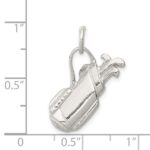 Sterling Silver Golf Bag Charm - Image 3