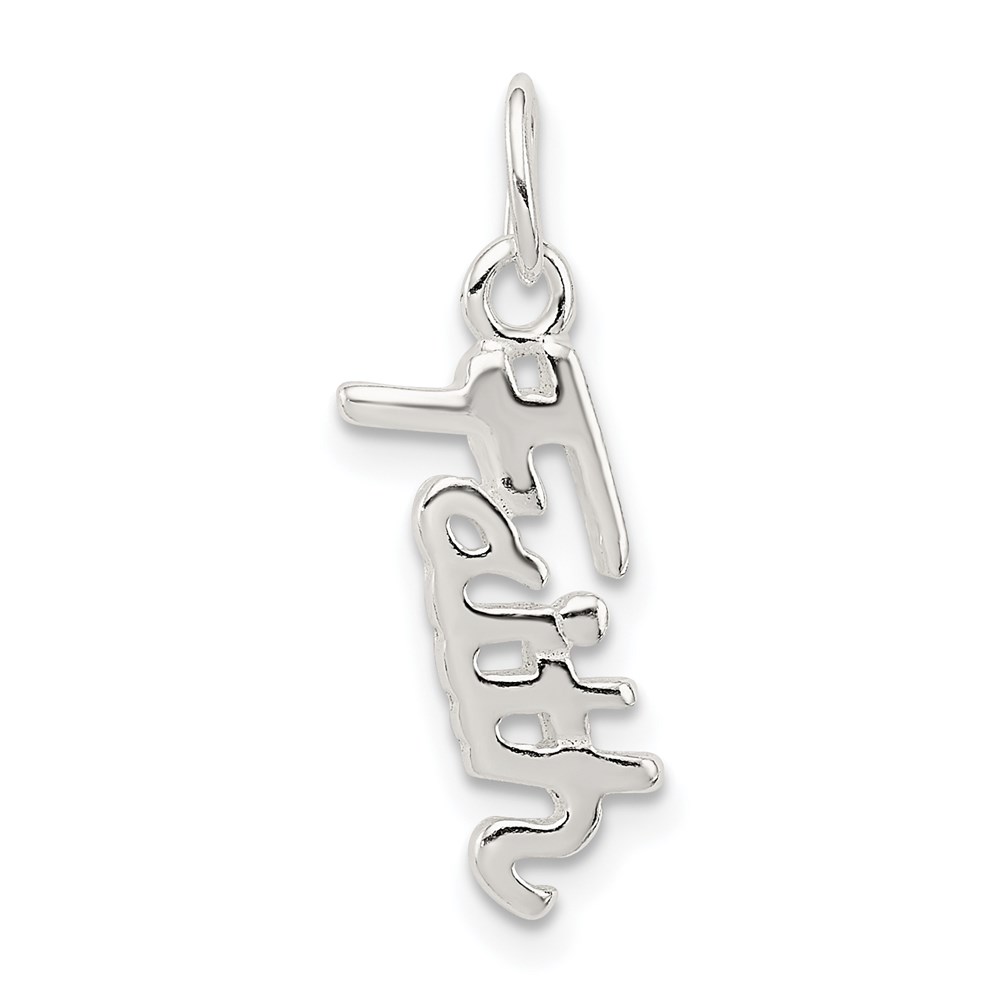QC7505.jpg Sterling Silver Faith Pendant - Image 1