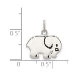 Sterling Silver Enameled Elephant Charm - Image 3