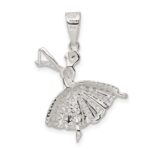 Sterling Silver Polished Ballerina Pendant - Image 3