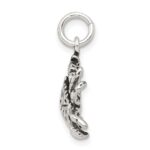 Sterling Silver Antiqued Crab Charm - Image 2