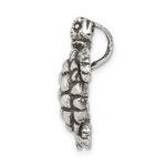 Sterling Silver Antiqued Turtle Charm - Image 2