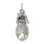 Sterling Silver Antiqued Pineapple Charm - Image 4