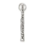 Sterling Silver Antiqued Clarinet Charm - Image 2