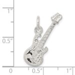 Sterling Silver Electric Guitar Charm - Image 3