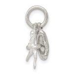 Sterling Silver Ballerina with Shoe Charm - Image 2