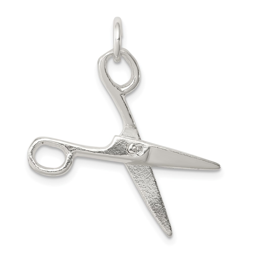 QC808.jpg Sterling Silver Scissors Charm - Image 1