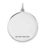 Sterling Silver Rhodium-plated Sister Pendant - Image 3