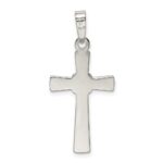 Sterling Silver & Gold-tone Polished Latin Cross Pendant - Image 4