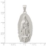 Sterling Silver Polished Religious Pendant - Image 3