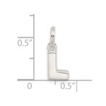 Sterling Silver Letter L Initial Charm - Image 4