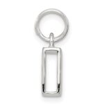 Sterling Silver Letter R Initial Charm - Image 2