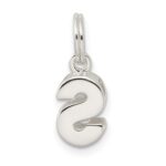 Sterling Silver Letter S Initial Charm - Image 3