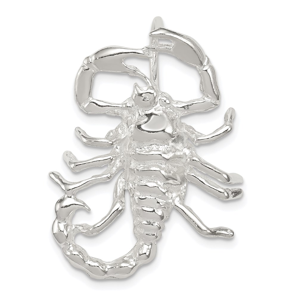 QC890.jpg Sterling Silver Scorpion Pendant - Image 1