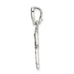 Sterling Silver Antiqued Marcasite Chamseh Pendant - Image 2