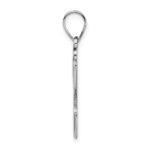 Sterling Silver Rhod-plate Enamel Autism w/Smiley Face Handprint Pendant - Image 2