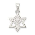Sterling Silver Star of David Pendant - Image 3