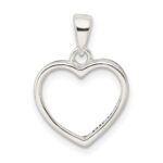 Sterling Silver Enamel LOVE YOU MOM Heart Pendant - Image 3