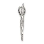 Sterling Silver Diamond-cut Butterfly Pendant - Image 2