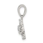 Sterling Silver Fancy CZ Pendant - Image 2