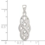 Sterling Silver Polished Celtic Pendant - Image 4
