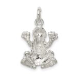 Sterling Silver Frog Charm - Image 4