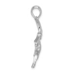 De-Ani Sterling Silver Rhodium-plated Polished Flying Pelican Pendant - Image 2