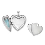 Sterling Silver Rhodium-plated Always With You Ash Holder Heart Locket - Image 4