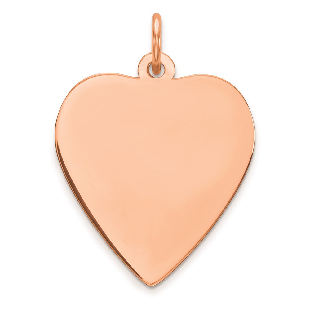 QM391R-1.jpg Sterling Silver RG Plated Engraveable Heart Polished Front/Satin Back Disc - Image 1