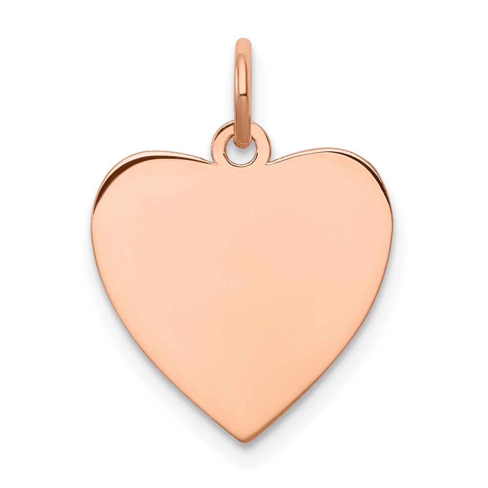 QM570R-1.jpg Sterling Silver RG Plated Engraveable Heart Polished Front/Satin Back Disc - Image 1