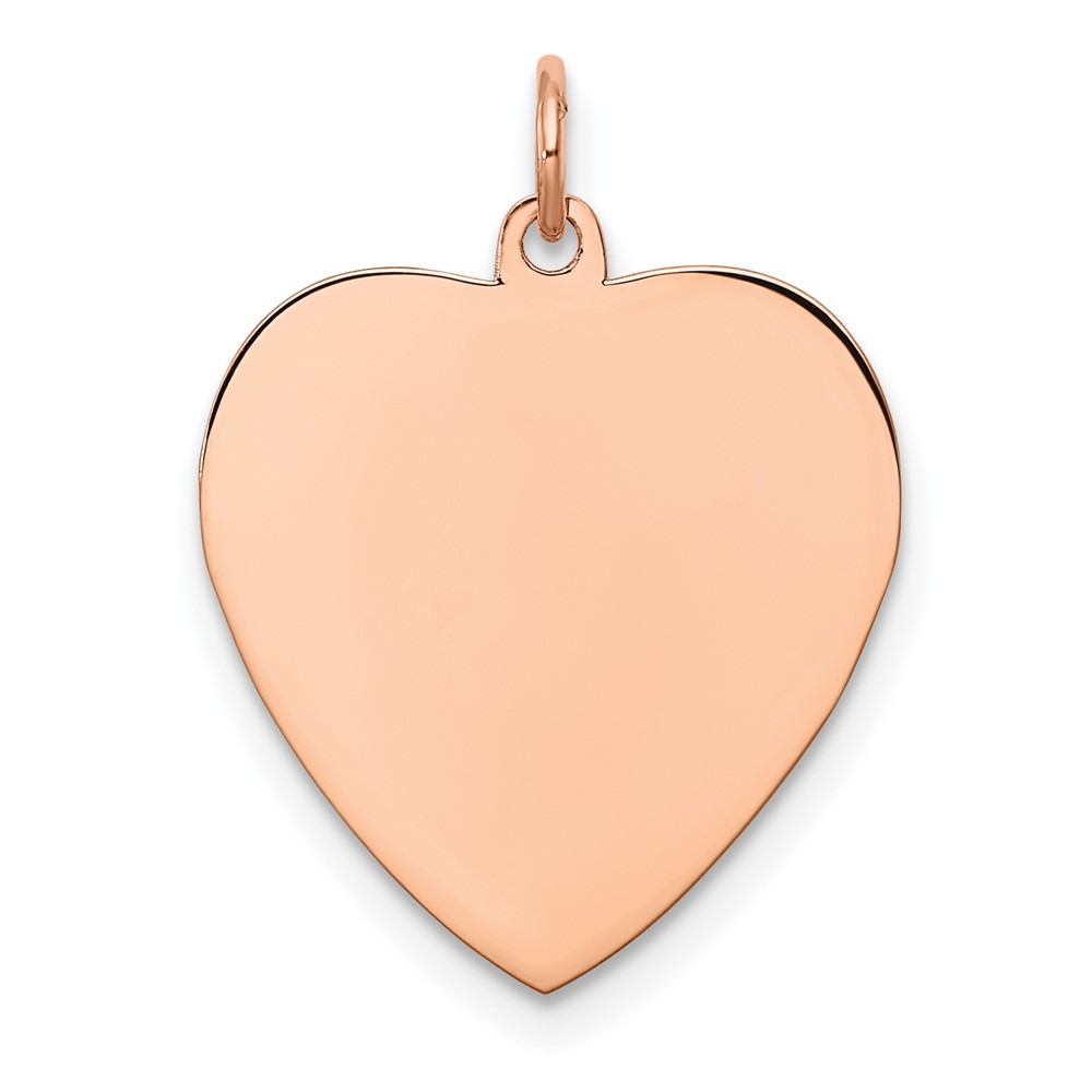 QM571R-1.jpg Sterling Silver RG Plated Engraveable Heart Polished Front/Satin Back Disc - Image 1