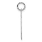 Sterling/Silver Rhodium-plated Polished Number 12 Charm - Image 2