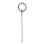 Sterling/Silver Rhodium-plated Polished Number 18 Charm - Image 2