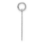 Sterling/Silver Rhodium-plated Polished Number 44 Charm - Image 2
