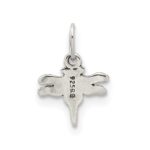 Sterling Silver Antiqued Dragonfly Charm - Image 4