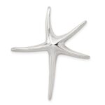 Sterling Silver Rhodium-plated Starfish Pendant